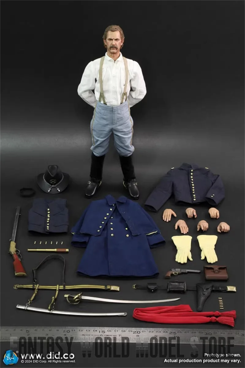 DID NS80175 1/6 United States Civil War Northern Army Lieutenant John Dunbar 12'' Full Set Collectible Male Action Figure Model