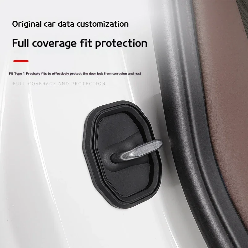 Voor BMW X3 G45 2025 deurslot covers schokabsorberende beschermhoezen anti-collision stickers auto-interieur accessoires