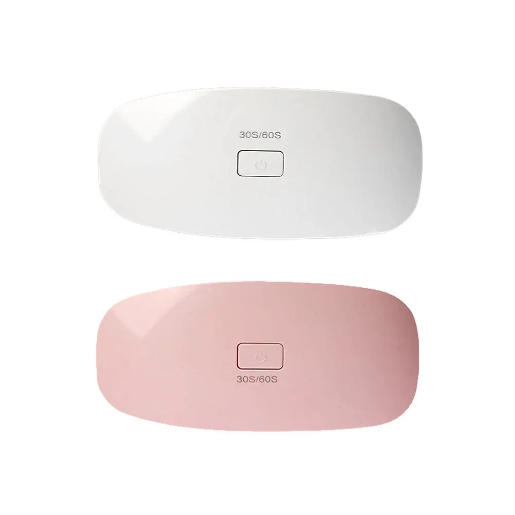 6W 젤 네일 램프 접이식 마우스 모양 6 LED 비즈 USB 네일 드라이어 가벼운 휴대용 가정용 살롱용 UV 램프 젤 폴리쉬용