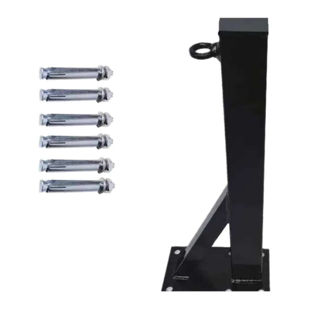 Steel Wall Bracket for Heavy Bag Use in Multi Sport Training Areas Including Boxing Wrestling and Conditioning