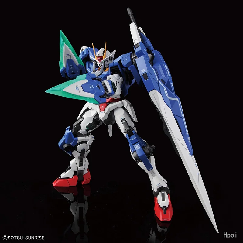 Bandai-figura de acción de Gundam Seven Sword/G, modelo Original de Anime, juguete de ensamblaje, colección de regalo, grado perfecto, PG 1/60 00, 40Cm