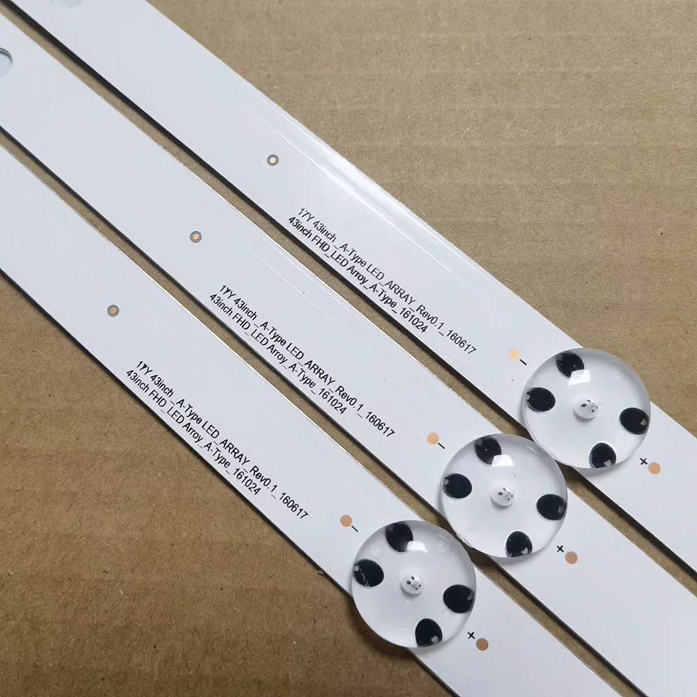 شريط LED لـ 43LJ5500 43UJ6300 43UJ634V 43LJ624V 43LJ510V 43LJ541V 43LJ5150 43LH515V 43lj5550 43uj6560 43UJ631V #4