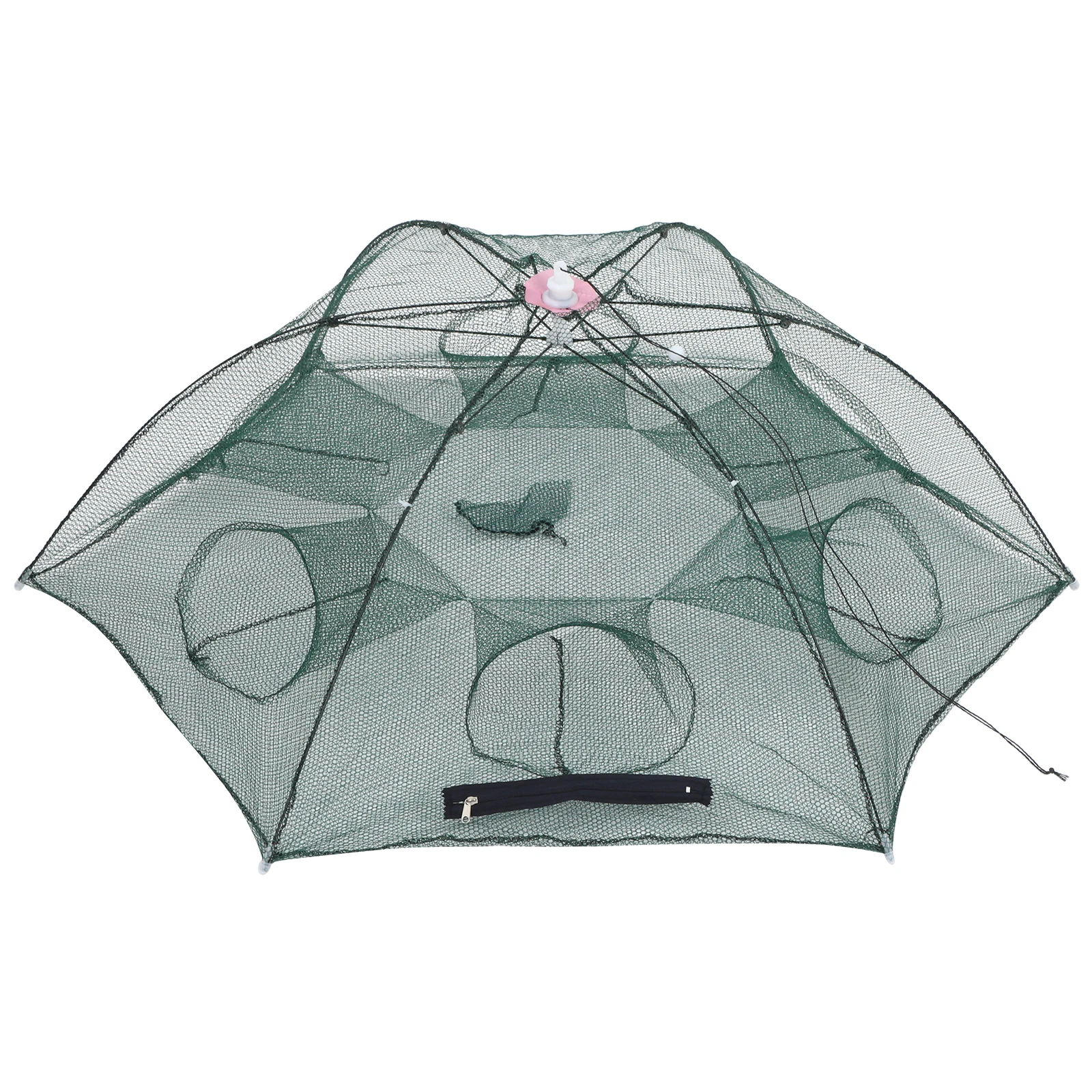 

1Pcs WINOMO Foldable Fishing Net Umbrella Design Six Entrance Telescoping Fishing Trap For Crab Shrimp Lobster Minnow