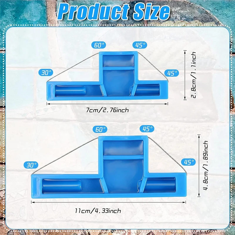 AB34-クレイツールセット-2ピースアングルカット小さな鋼線ベベルカッター陶器トリミング&プラスチックポットの彫刻用