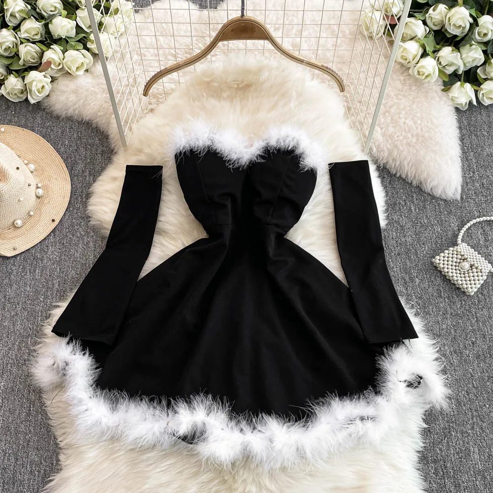 brown plus size formal dress LaDivine CD337C Long Plus Size Formal Corset Dress