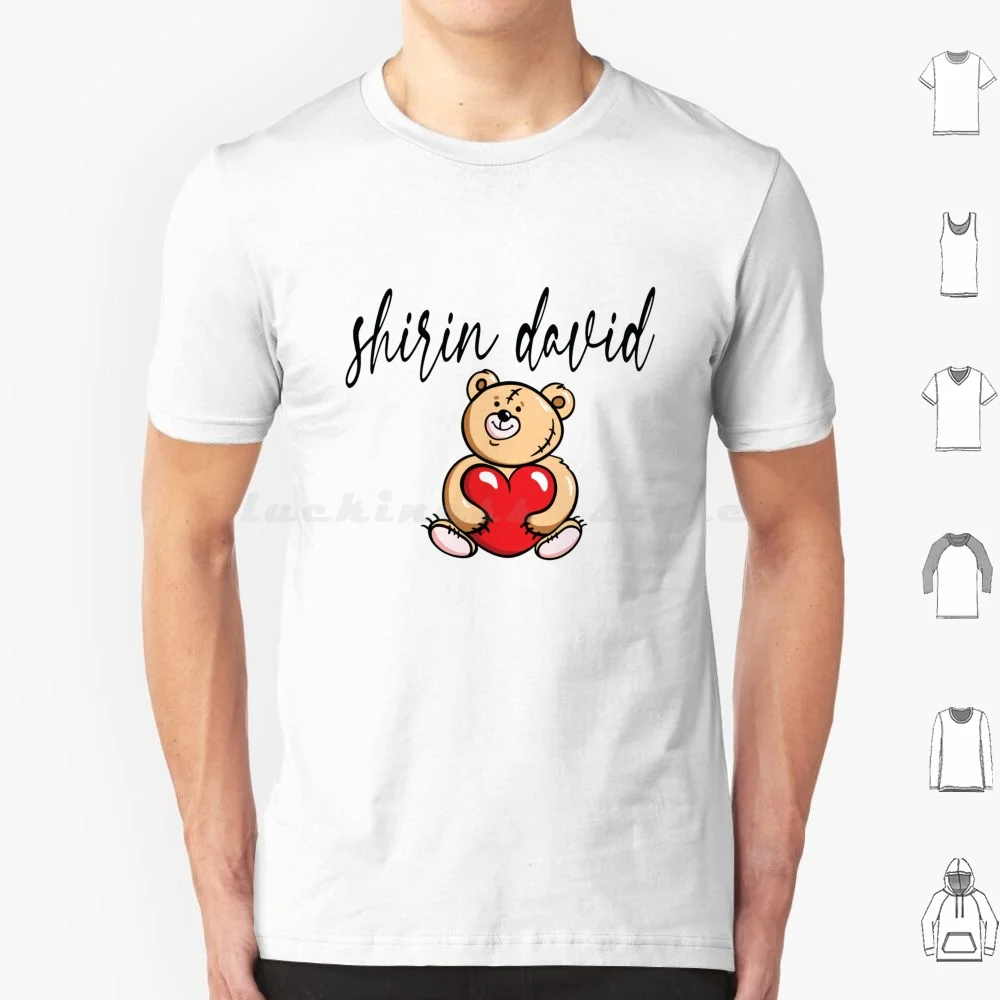 

Футболка Shirin David из хлопка для мужчин и женщин с принтом «сделай сам» Shirin David Shirin