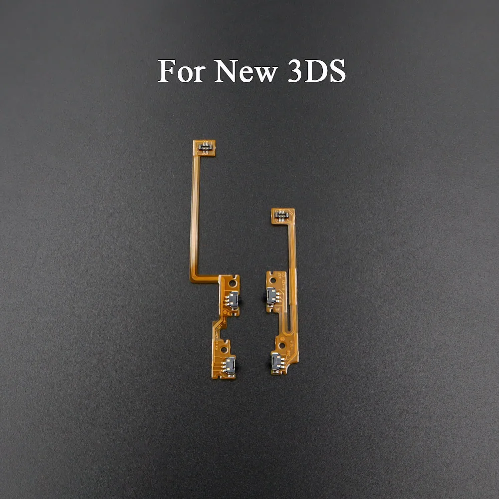 زر كتف L & R مع كابل مرن لوحدة تحكم نينتندو 3DS/3DS XL LL الجديدة 3DS/NEW 3DS XL LL