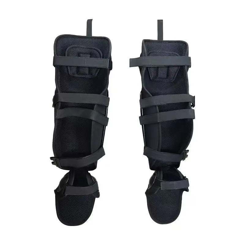 Tactical Leg Armor Guards, Legs Protection Armour Suits, Riot Suits Supplies Full Body Protective Leg and Knee Pads Equipment