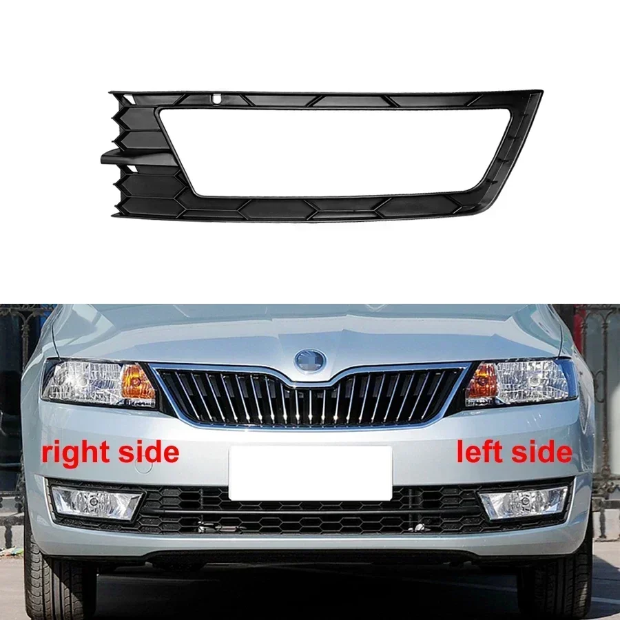 

For Skoda Rapid 2013 2014 2015 2016 2017 Replacement Fog Lamp Frame Anti Fogs Light Shell Front Bar Grille Decorative Cover