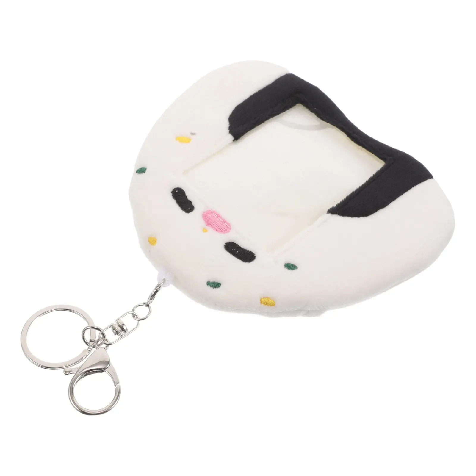 

Kawaii Soft Animal Card Holder Keychain Cute Identification Badge Sleeve Cute Photo Card Organizer School Id Protector