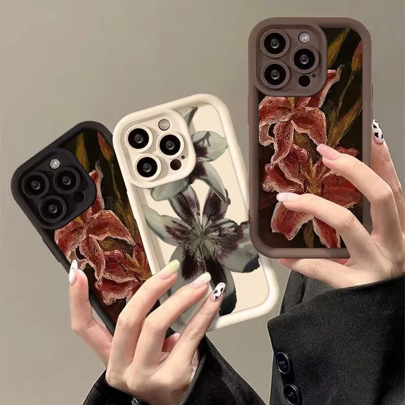 الحبر غسل زهرة جراب هاتف ل ممن لهم رينو 14F 11F 12F 13F 14 13 برو 11 12 10 برو زائد 8T 4 5 6 7 8 برو 6Z 5Z لينة غطاء سيليكون