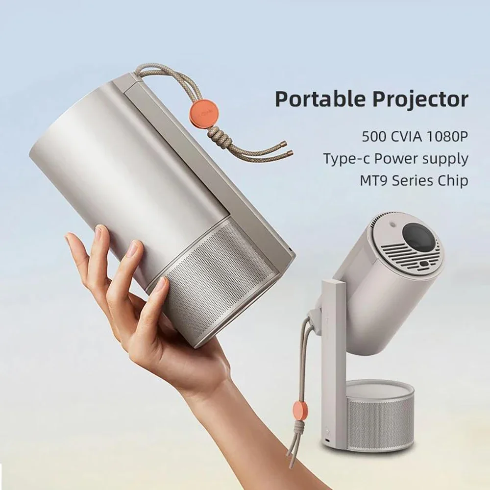 XGIMI Play 5 Outdoor Traveling Projector, Portable Battery 3D Gimbal Projector with Auto Focus Battery Proyector  WIfI 3D Beamer