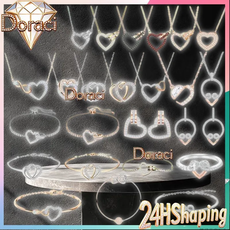 

Комплект женских украшений Many Doraci, прекрасная коллекция, комплект украшений Love, изысканный и щедрый