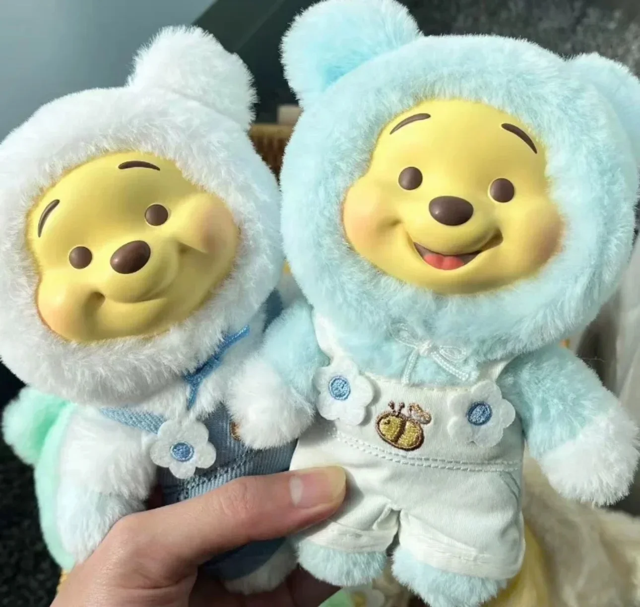 Nowa Miniso Disney Kubuś Puchatek Cukierkowa Seria Blind Box Śliczna Winylowa Zawieszka na Twarz Pupu Miś Lalka Modny Trend Zabawka Prezent dla Dzieci