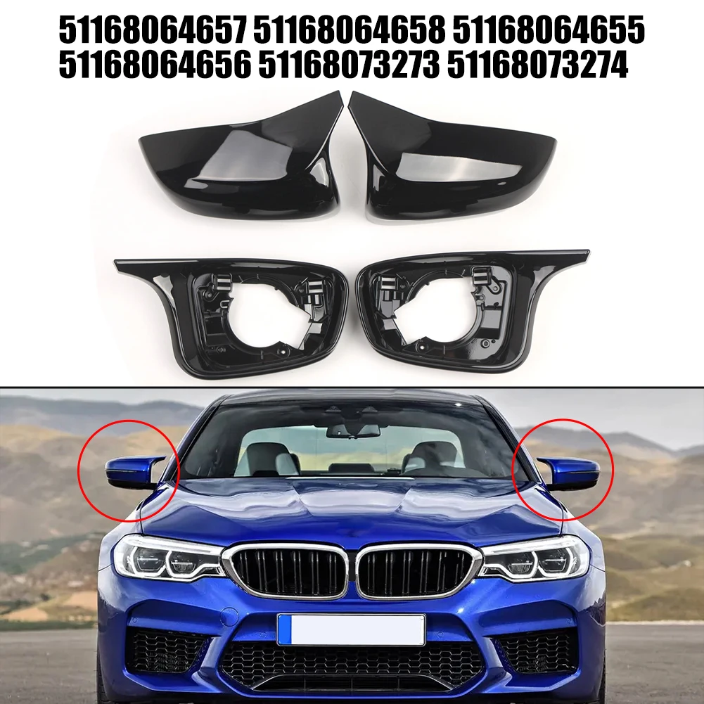 Side Wing Cap M Style Mirror For Performance Upgrade M Style Design Exterior Fitment ABS Replacement Part OEM Fit