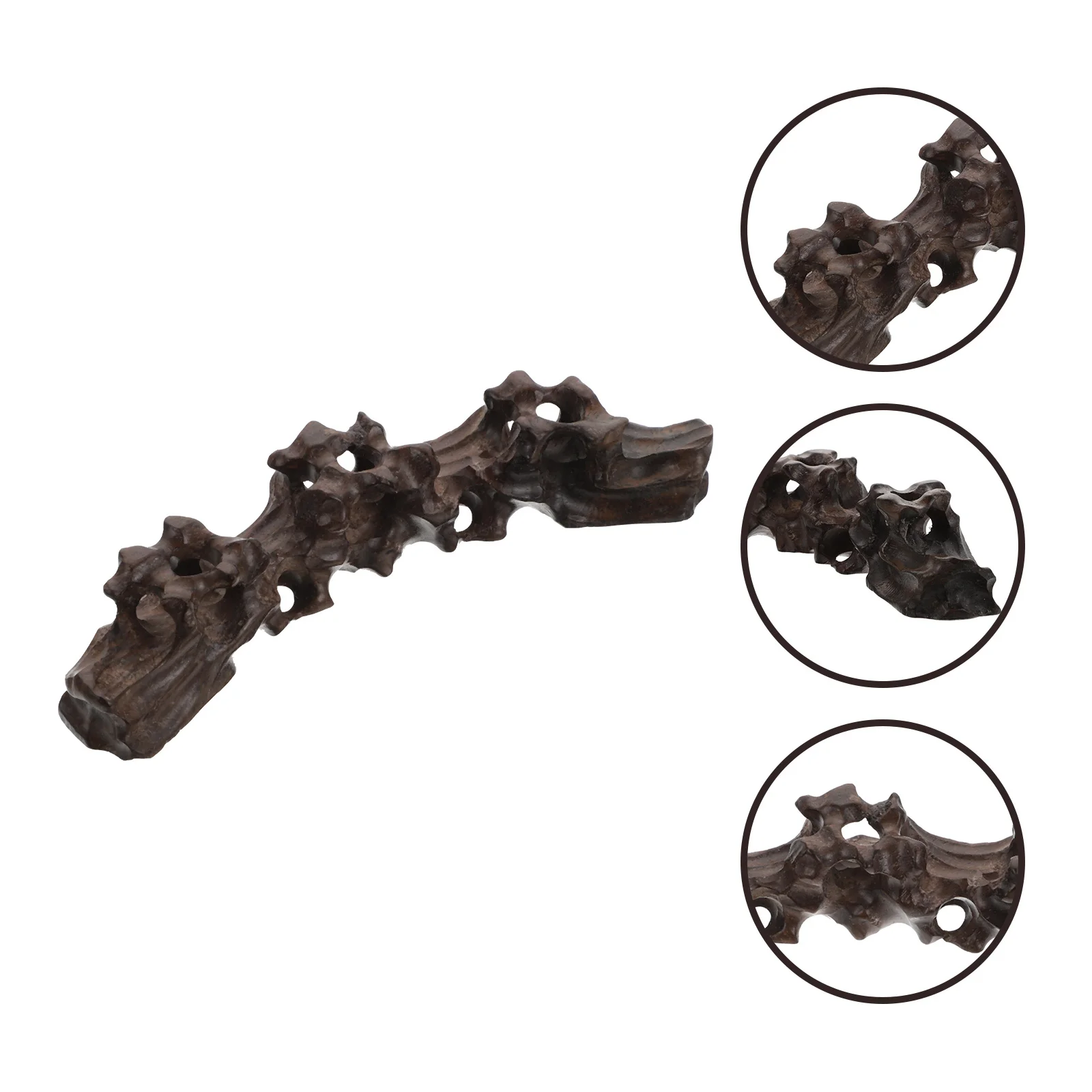 

1Pcs Durable Redwood Calligraphy Pen Holder Smooth Bottom Chinese Brush Stand Long-Lasting Writing Brush Support