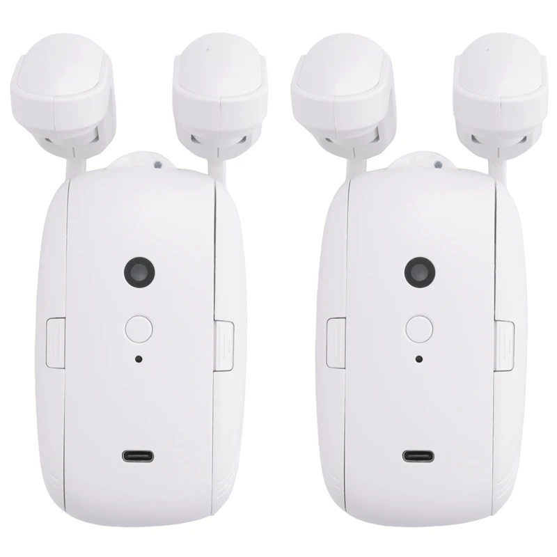 2 uds Tuya abridor de cortinas automático inteligente Bluetooth varilla romana interruptor de cortinas Robot Control remoto para Alexa Home