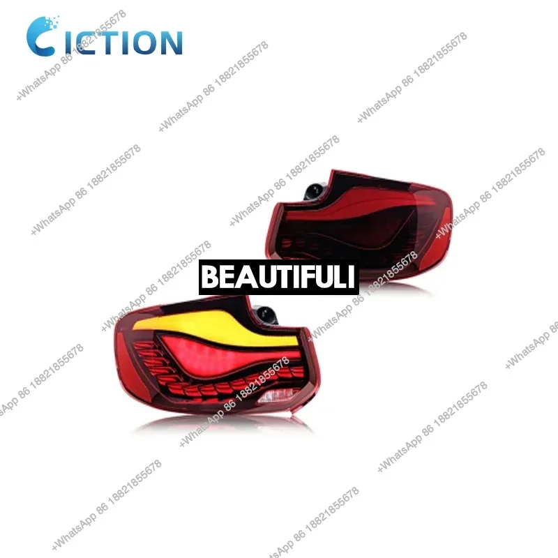Car Accessories LED GTS Sequential Tail Lights For 2 Series 2014-2021 F22 M2 Rear Lamps Plug And Play DRL Signal Automotive