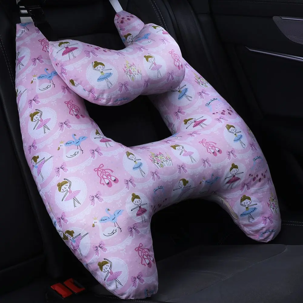 

Kids Sleeping Chin Supporting Car Travel Neck Pillow, Helps Support Head and Neck in Car Seat for Long Distance Travel