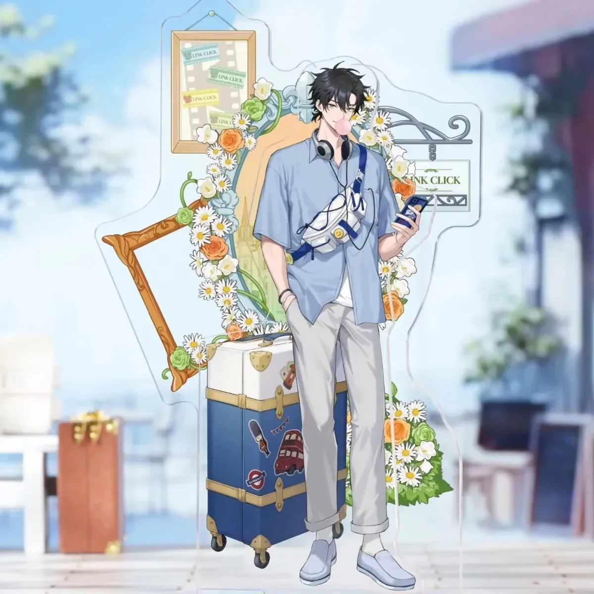Sunsyea Link Click Shiguang Daili Ren Merch Acrylic Stand Charles Lucas Felix Xavier Vein (Not Official Merch)