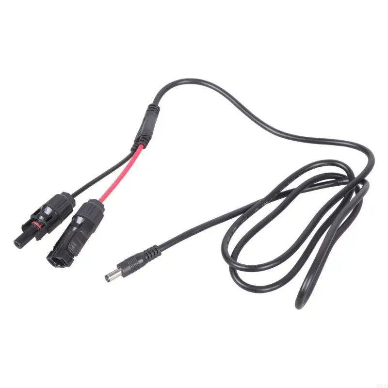 G6DD Solar-Adapter, männlich und weiblich auf 5,5 mm x 2,1 mm männlich, Solarstrom-Verlängerungskabel für Solarpanel-Anschlüsse,