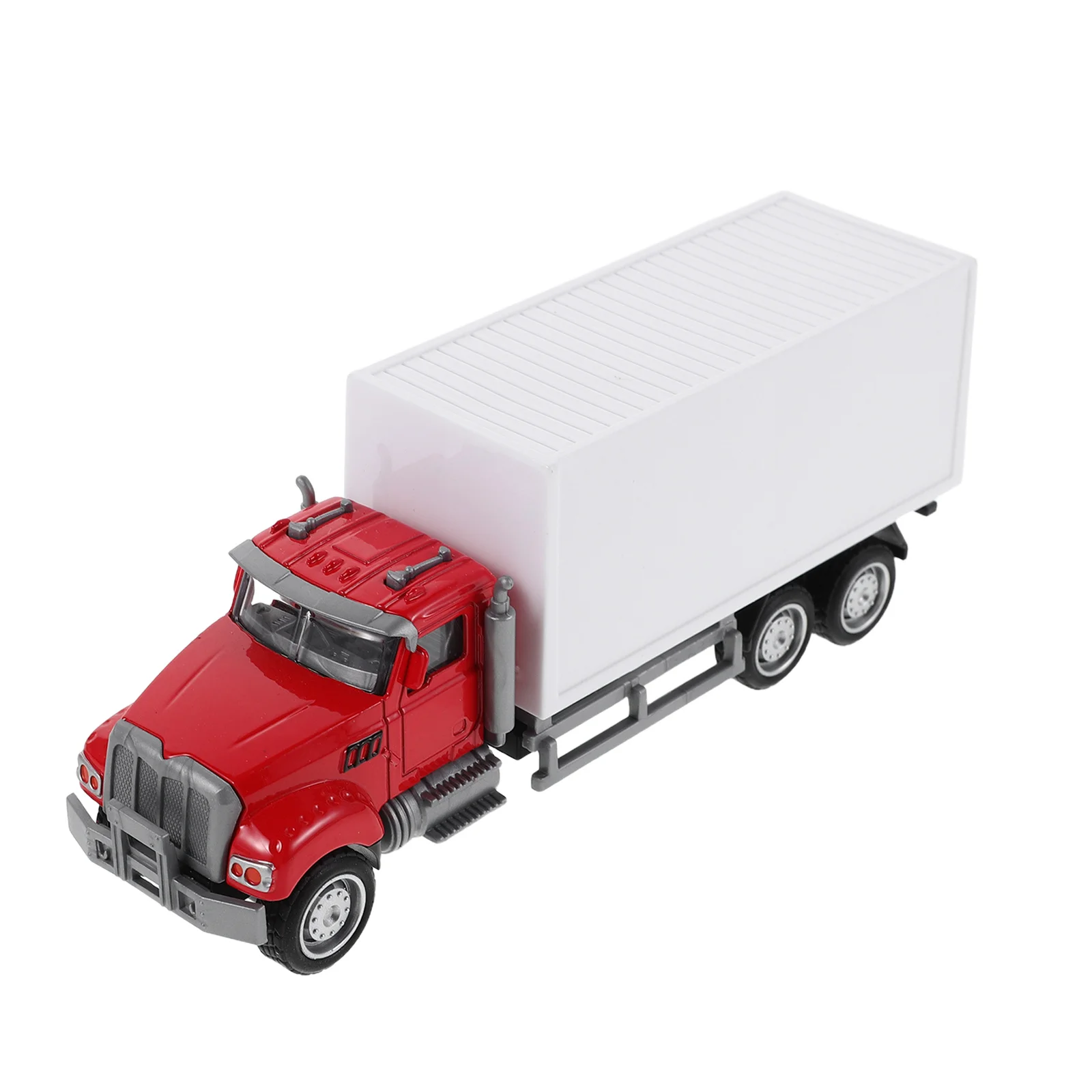 

1pcs Alloy Container 15.5Cm Diecast Semi Realistic Transport Vehicle For Kids Birthday Gift Trailer Truck Collection Diecast