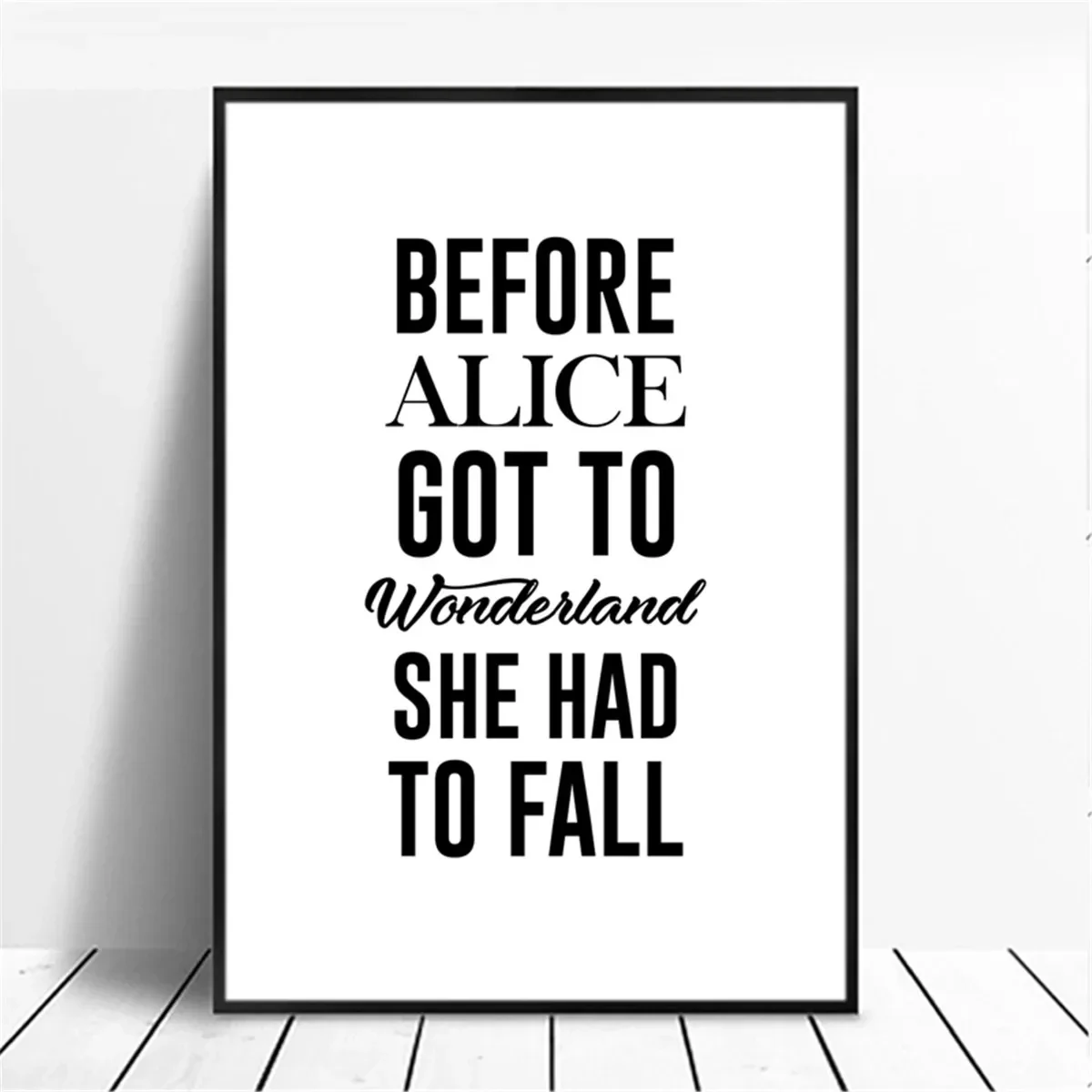 قماش اللوحة عبارات الطاقة الإيجابية الكلمات تحفيزية إقتباس ملصق أبيض وأسود الحد الأدنى صور فنية للجدران ديكور المنزل