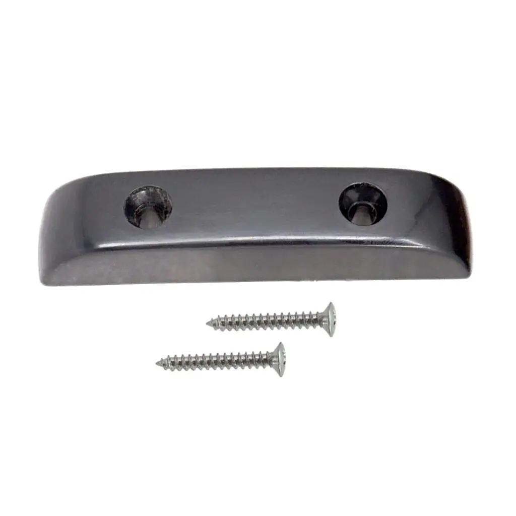 Bass Thumbrest-barra de soporte de dedo de plástico, accesorio de piezas de guitarra para bajo de Jazz con tornillos de montaje