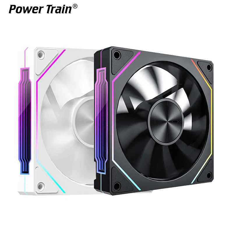 

Power Train PRISM 5 pro 12cm Case Fan 5V 3PIN ARGB/PWM Smart Temperature Control Quiet Cooling Fan