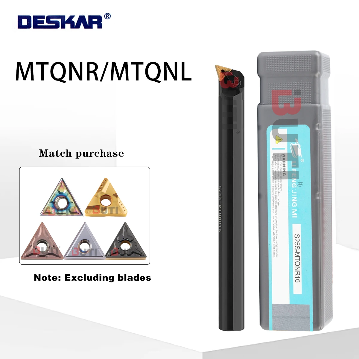 

S16Q S20R S25S-MTQNR/L DESKAR 100% оригинальный внутренний цилиндрический держатель инструментов Кронштейн токарного станка с ЧПУ с использованием инструмента для токарных лезвий TNMG16