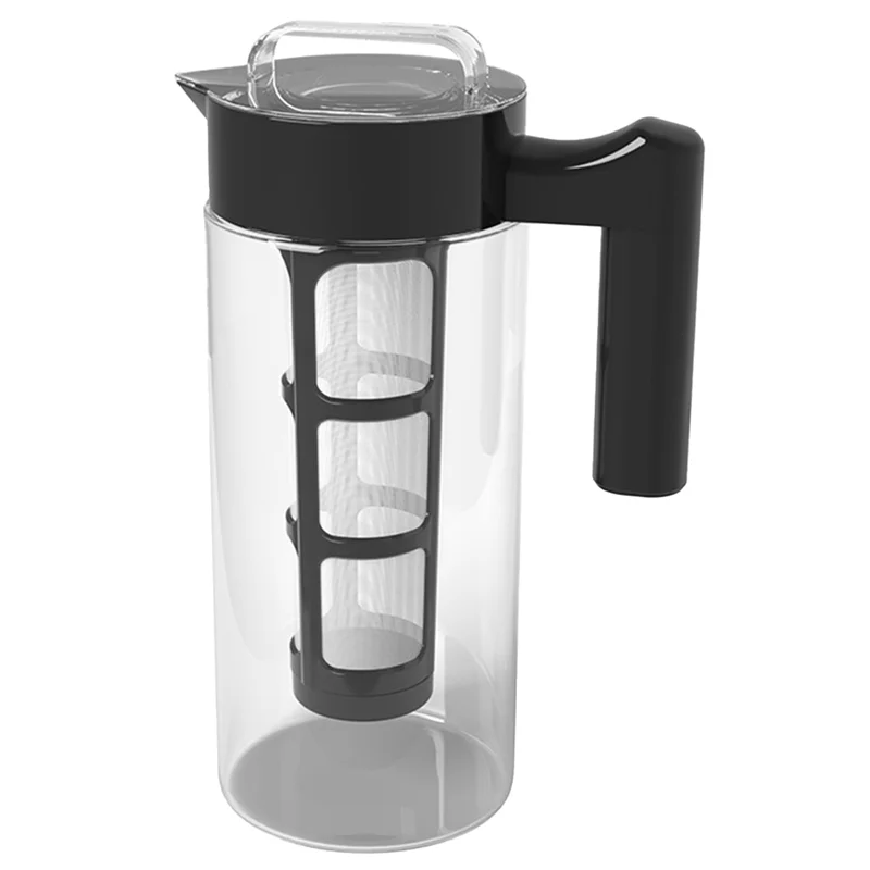 A45I Cold Brew Coffee Maker, Glass Iced Coffee Maker and Tea Infuser with Leak-Proof Pitcher with Mesh Filter