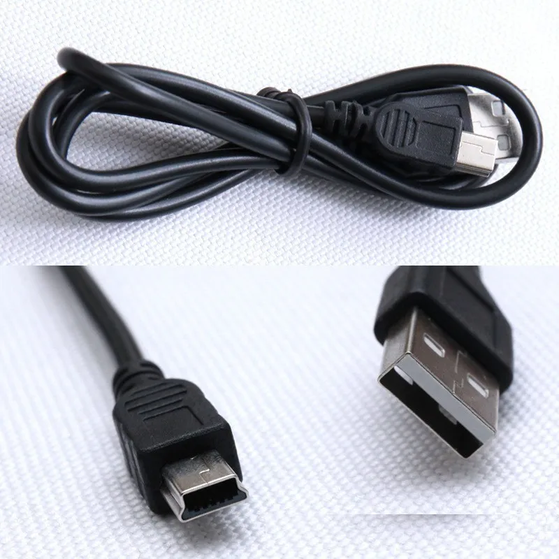 Mini USB Cable 0.8/1M USB To Mini USB Fast Charging Data Cable Charger For Phone Camera Mp3 Mp4