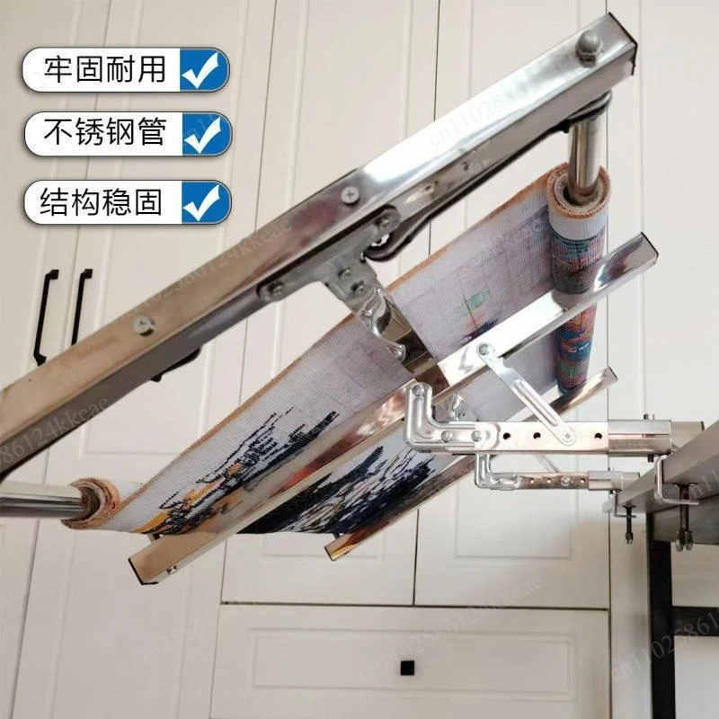Cross stitch tool, table edge embroidery clip, a pair of desktop racks, convenient and simple household clips