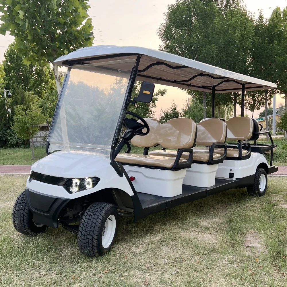 Popular High Performance 5000W 4 Wheel Adult Electric Golf Cart Best 2 4 & 6 Seater 48V Lithium Battery Club Cart