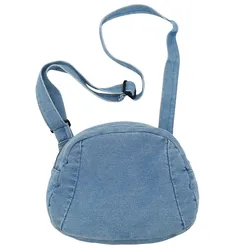 Borsa da donna in Denim moda borsa a tracolla piccola in tela borsa a tracolla borsa ecologica borsa coreana Shopper Jeans Satchel Shell Murse Ins