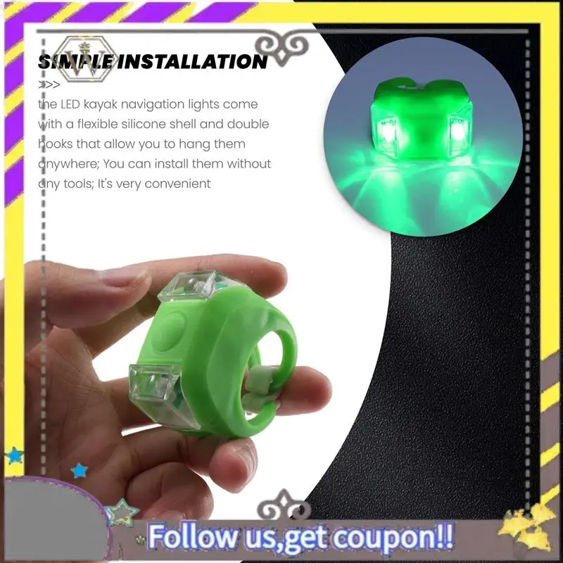 

ABXV-4 X LED Boat Navigation Lights For Boat Yacht Motorboat Bike Hunting Night Running Fishing