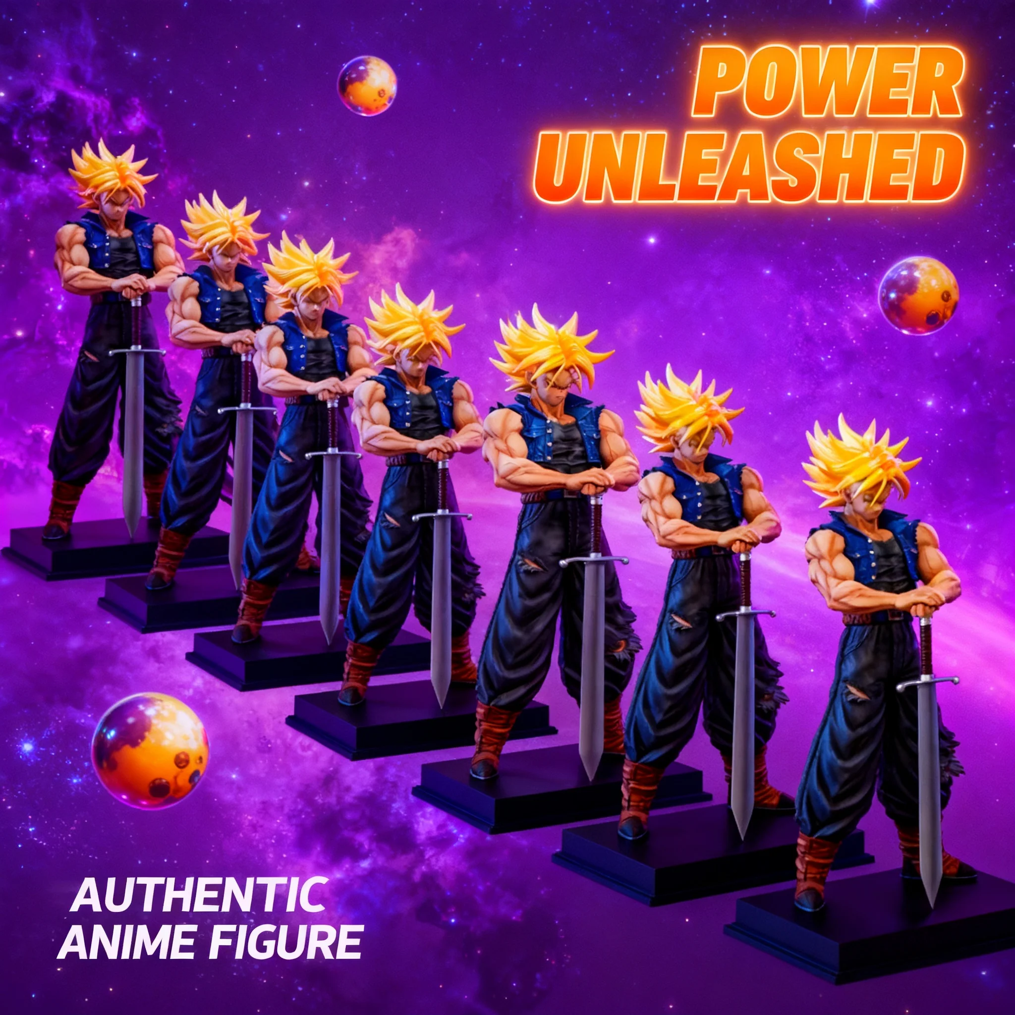 

Dragon Ball Z Figure 2% Trunks Premium Large Size GK Statue Model Collectible Action Figure Anime Toy Gift for Fans