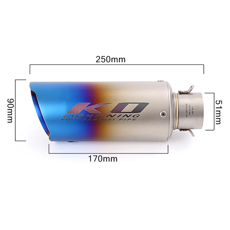 Mid Link Pipe Motorcycle Exhaust System Muffler Escape 304 Stainless Steel Tip Modified For Duke 125 200 250 390 RC390 2017-2020