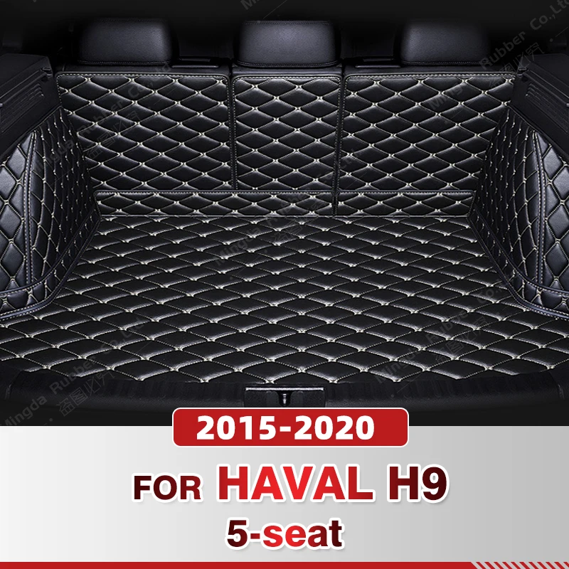 

Автомобильный коврик для багажника с полным покрытием для HAVAL H9 5-Seat 2015-2020 19 18 17 16, защитная накладка на багажник автомобиля, аксессуары для защиты интерьера