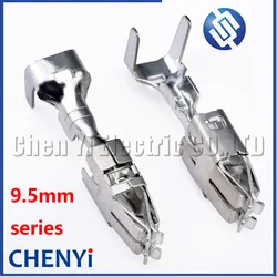 10 Pcs 9.5 Series Automotive connector plug Crimp Wire Female Terminal Splice Pins DJ6218B-E9.5-1.2E 962936-1 962934-1 962938-1