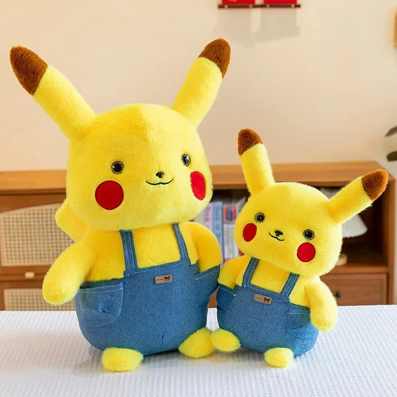 40/80cm Pikachu Pokemon Plush Toys Anime Doll Cute Pillow Cartoon Huge Pikachued Pokémon Plushie Stuffed Gift for Kids Christmas