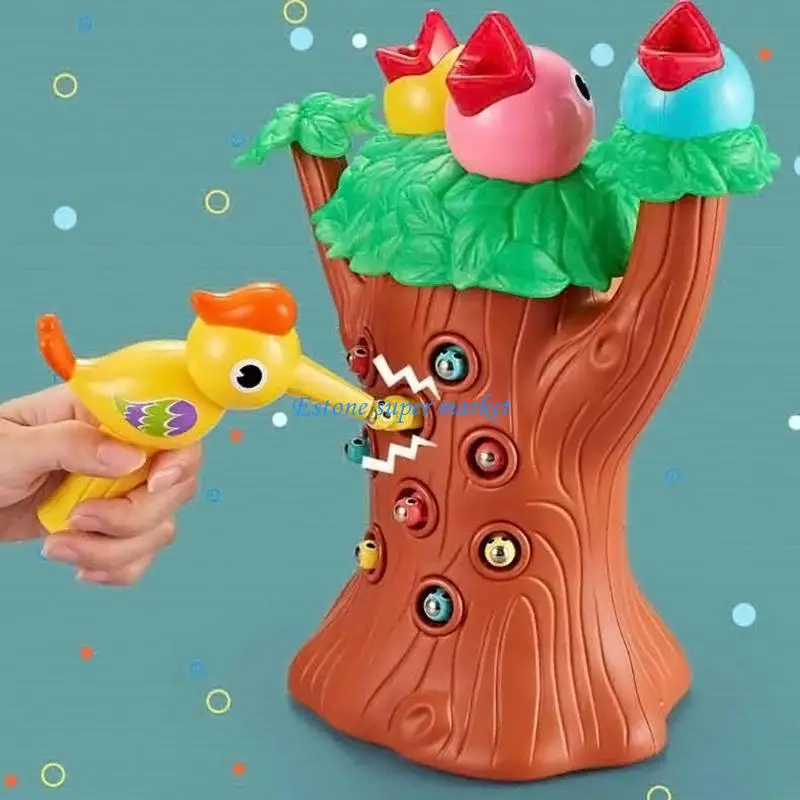 090B لعبة واقعية لصيد الطيور والحشرات، لوازم تدريب الدماغ