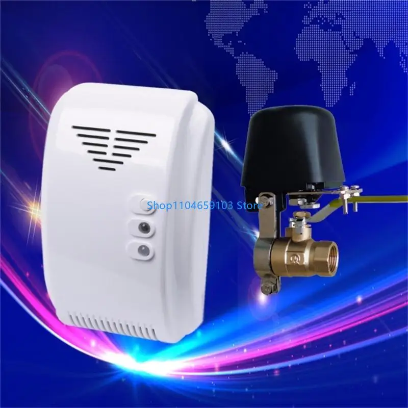 

Gas Detector Alarm with Automatic Manipulator Shut Natural Gas Leak Detector