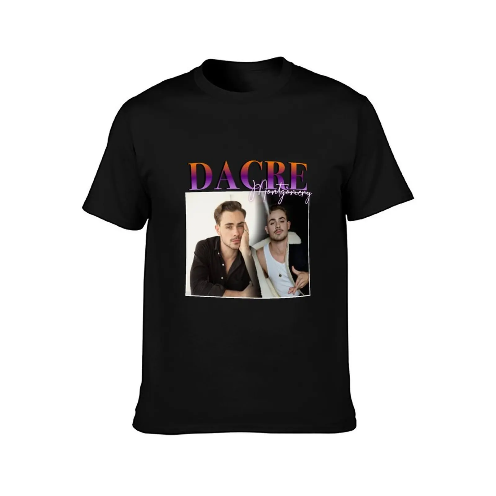 Dacre Montgomery 90s Retro Poster Design T-Shirt Comfort Stretch Tee Shirt T-Shirt