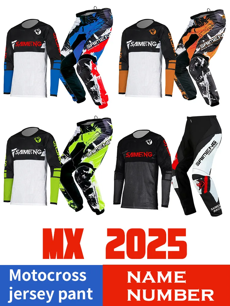 

Motocross Gear Set Youths Gift Jersey Pants MX Combo Kid BMX Dirt Bike Outfit Enduro Suit racing Off-road Cycling Child Kits