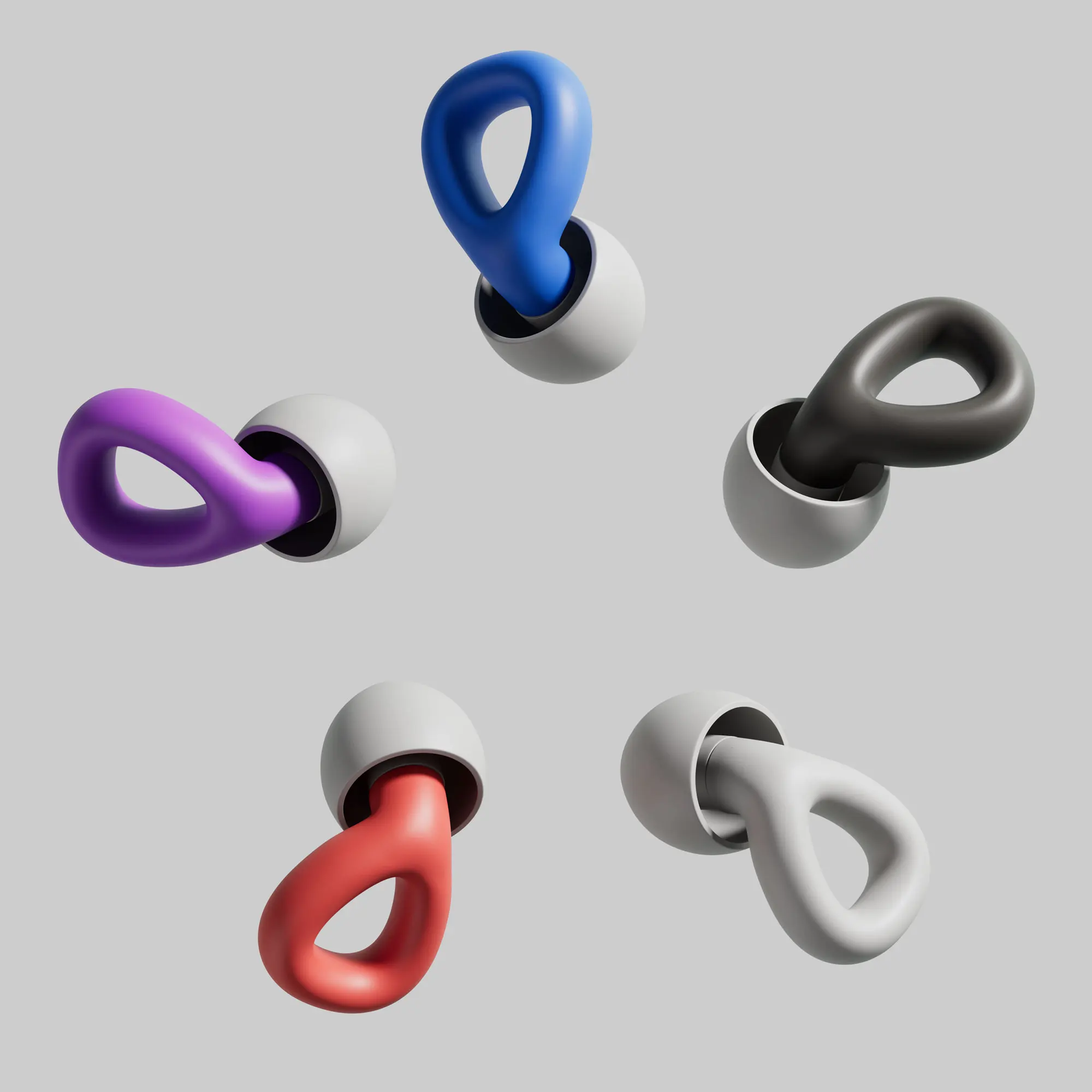 المقابس للنوم السباحة العمل سوبر لينة قابلة لإعادة الاستخدام حماية السمع للحد من الضوضاء سيليكون إلغاء الضوضاء سدادات الأذن هادئة E #1