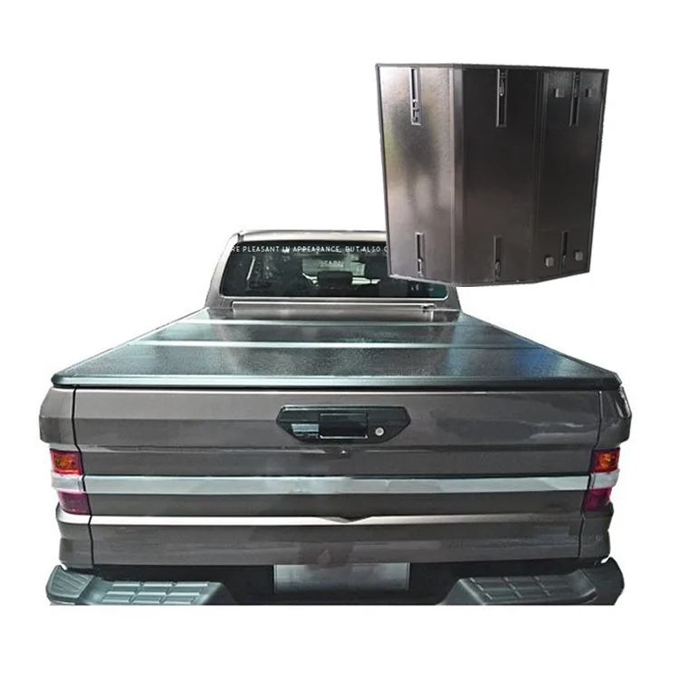 Best-Selling Hard Folding Truck Bed Tonneau Cover Low Profile Pickup Truck Bed Cover For Ranger Hot Selling BUS N123