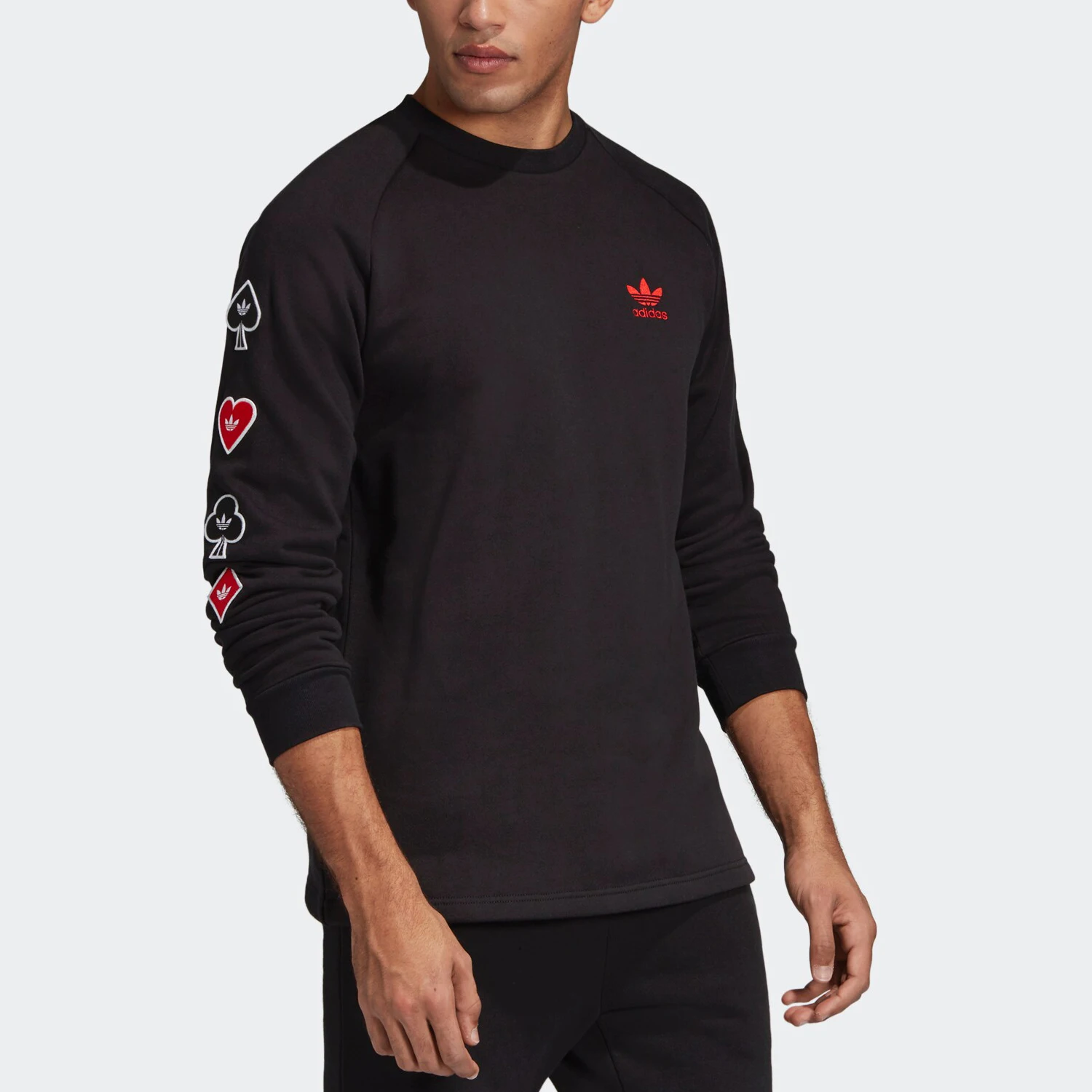 Adidas Authentic Trefoil V DAY SWEAT CRW Men's Hoodie