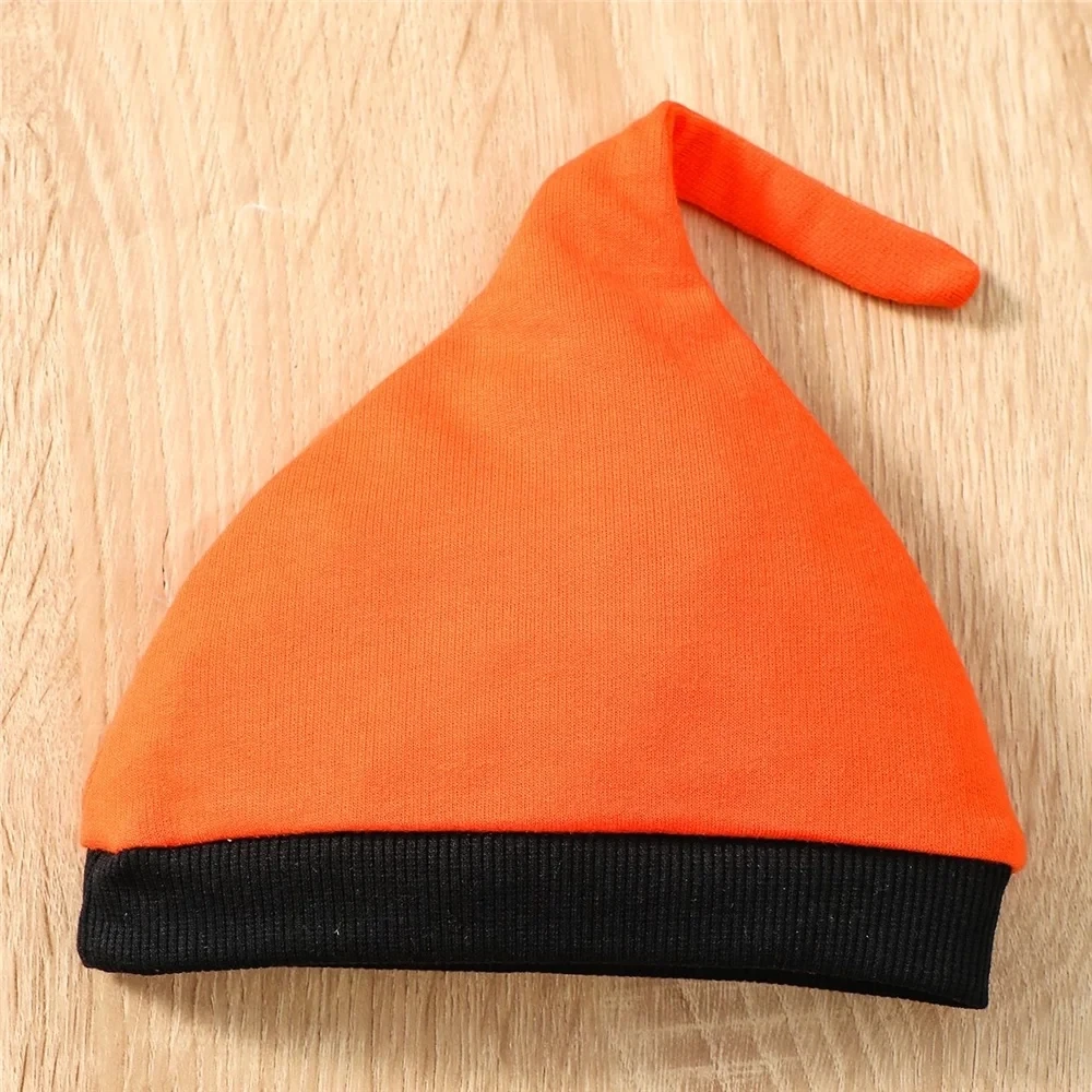 Baby boy Halloween Bodysuit Round neck devil Bodysuit+Hat 2pcs/ baby Holiday Party Clothing for infants aged 0-18 Months