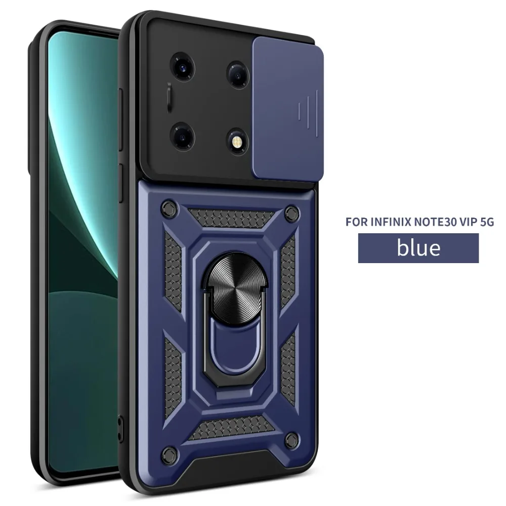 Armor Shockproof Phone Case for Infinix  Note 40 30 12 11 I VIP Hot 40 30 20 S I Play Pro Plus 4G 5G Car Magnetic Protect Cover